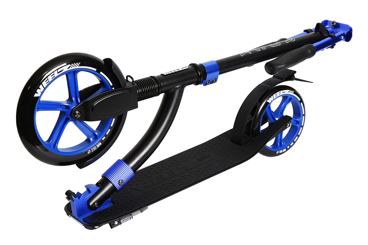 Самокат Weelz Rock NEW Black/Blue