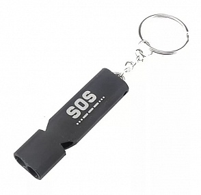 Свисток-спасатель SOS 150db (чёрный)