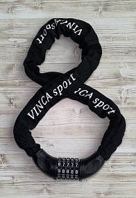 Велосипедный замок Vinca Sport, цепь, кодовый, 6 х 900мм