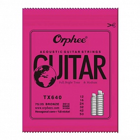 Струны для гитары ORPHEE TX640 (акустика)