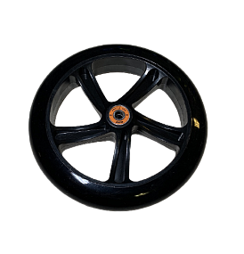 Колесо RUN-X для самоката 180мм black, с подшипниками